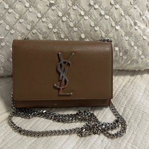 Saint Laurent YSL Small Monogram Kate Chain Bag.